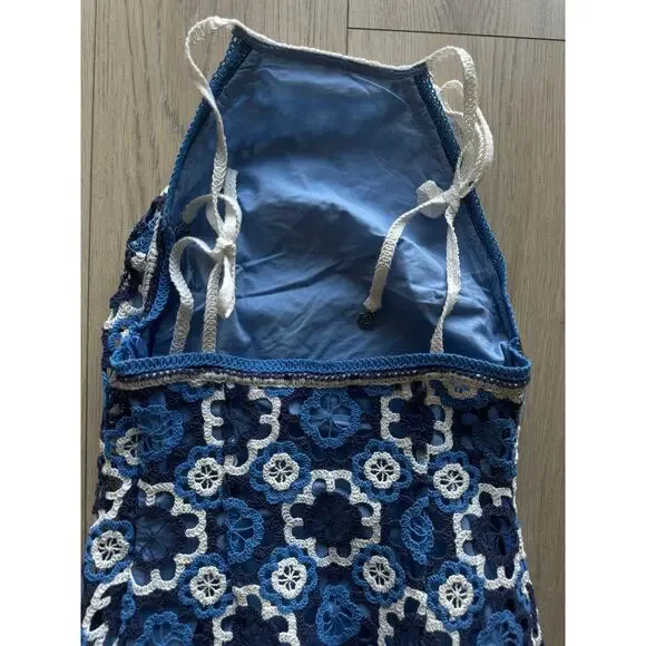 Maje Three-tone Crochet Dress - Picture 13 of 16